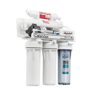 COLANDAS เครื่อง RO 150 GPD ขาว 2 ใส 1 ไส้ GAC