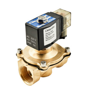 SOLINOIE 220V. (Jaco) แบบเกลียว 8 หุน ( 1นิ้ว ) ทองเหลือง /SV220B8